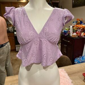 Ragdoll purple blouse